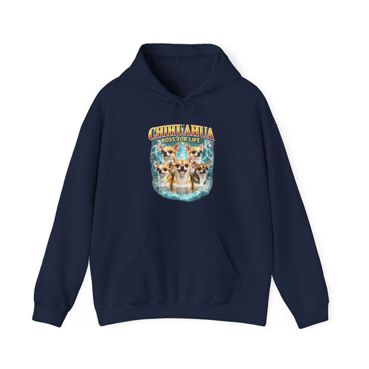Chihuahua Pack 'Boss for Life' Hoodie — Cute Dog Lover Pullover