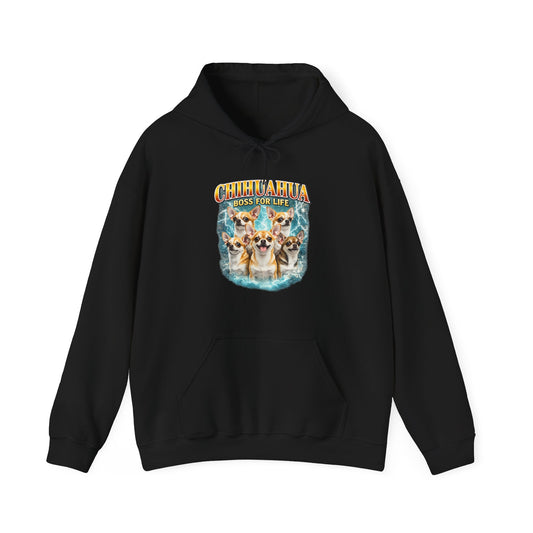 Chihuahua Pack 'Boss for Life' Hoodie — Cute Dog Lover Pullover