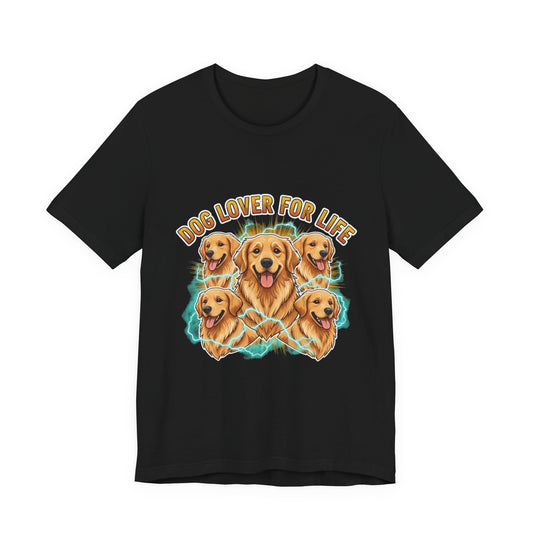 Dog Lover For Life Tee | Y2K Distressed Vintage Band Style, Faux Tour