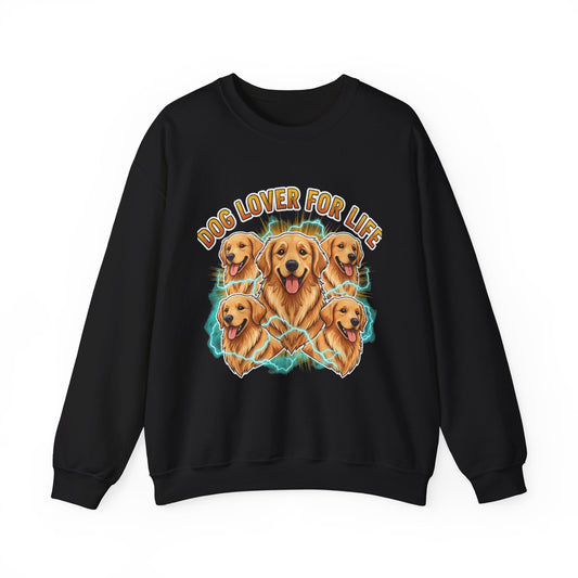 Dog Lover for Life Sweatshirt | Y2K distressed vintage band tee, faux tour