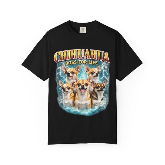 Chihuahua “Boss for Life” Graphic T-Shirt