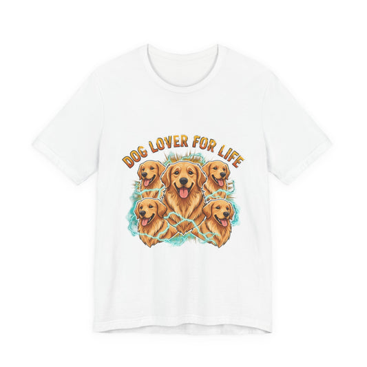 Dog Lover For Life Tee | Y2K Distressed Vintage Band Style, Faux Tour